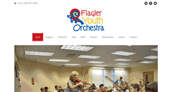 Desktop Screenshot of flagleryouthorchestra.org