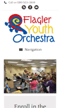 Mobile Screenshot of flagleryouthorchestra.org